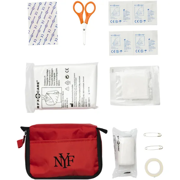 Save-me 19-piece first aid kit - Bullet Red