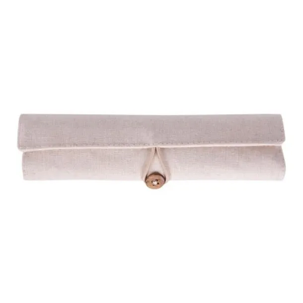  School set, pencil case beige