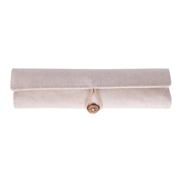  School set, pencil case beige