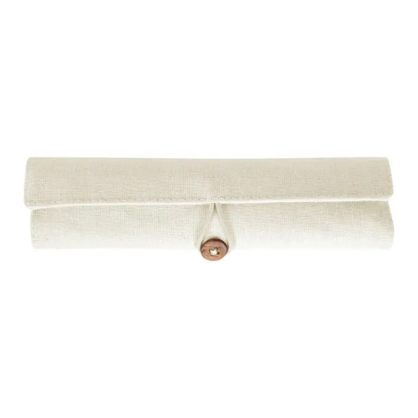  School set, pencil case beige