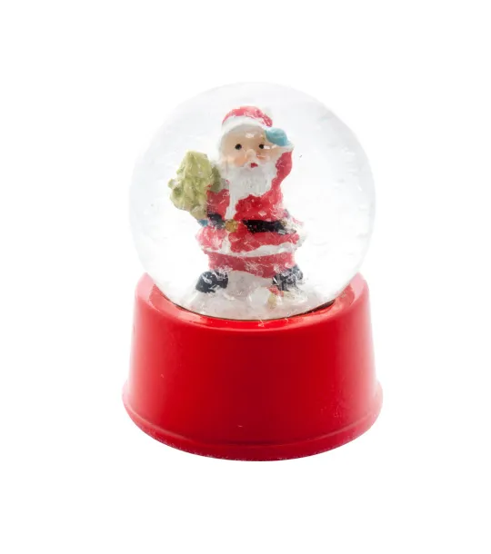 Sasky snow globe Red