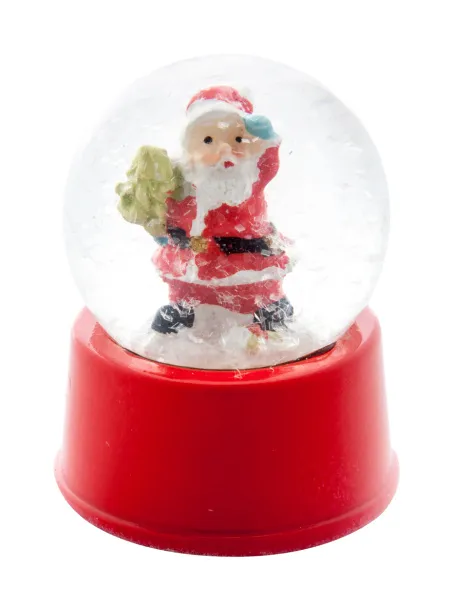 Sasky snow globe Red