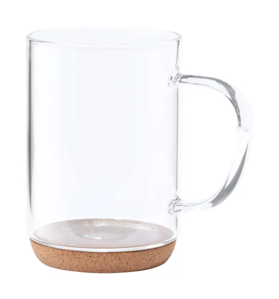 Hindras glass mug Transparent