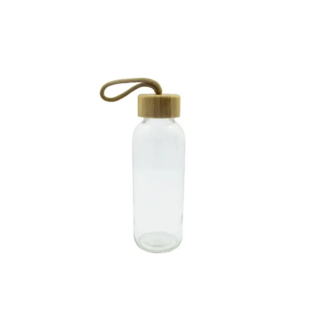  Glass sports bottle 410 ml neutral