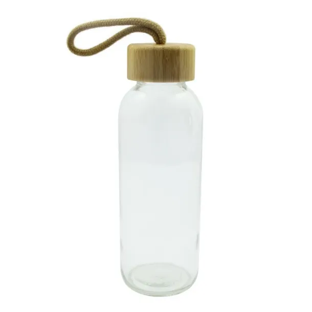  Glass sports bottle 410 ml neutral