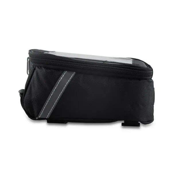  Bicycle bag with accessories, repair kit, first aid kit, poncho Crna