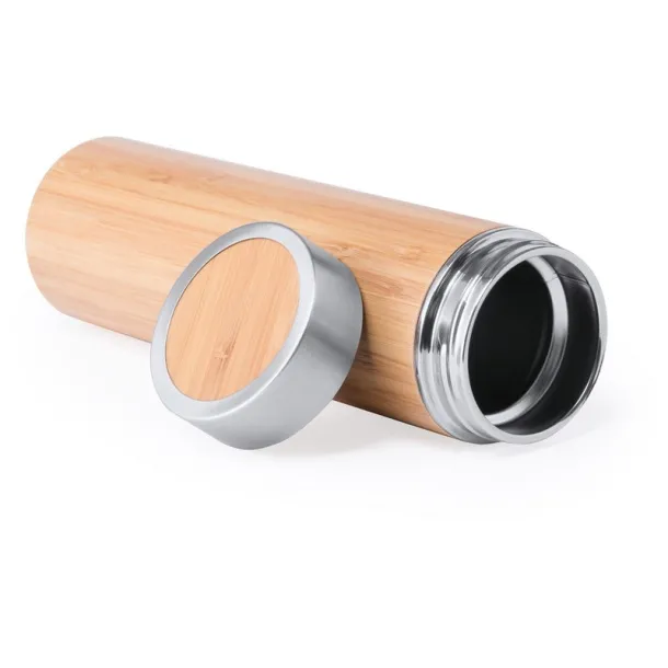  Bamboo vacuum flask 460 ml brown