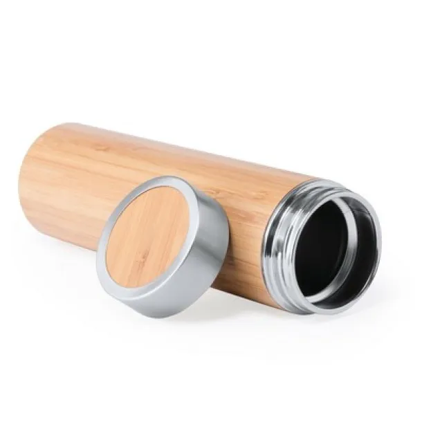  Bamboo vacuum flask 460 ml brown