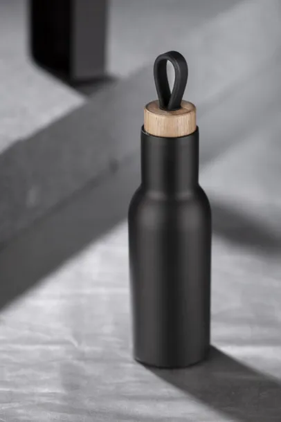 VINA vakuumska putna boca 400 ml BLACK