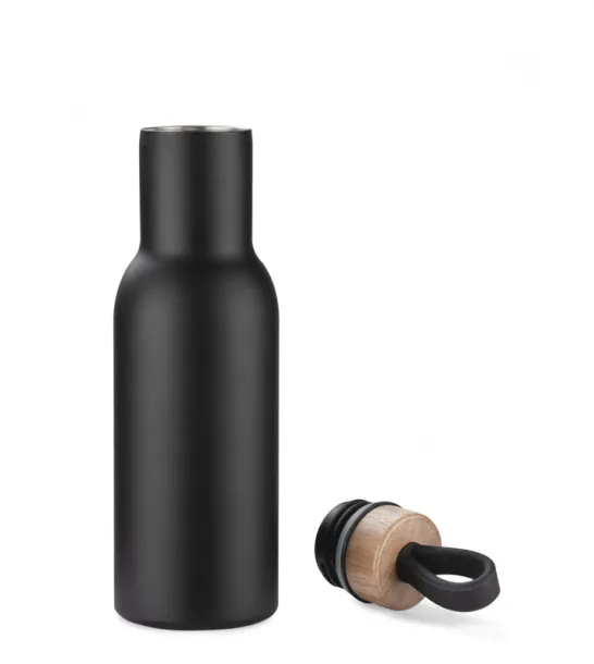 VINA vakuumska putna boca 400 ml BLACK
