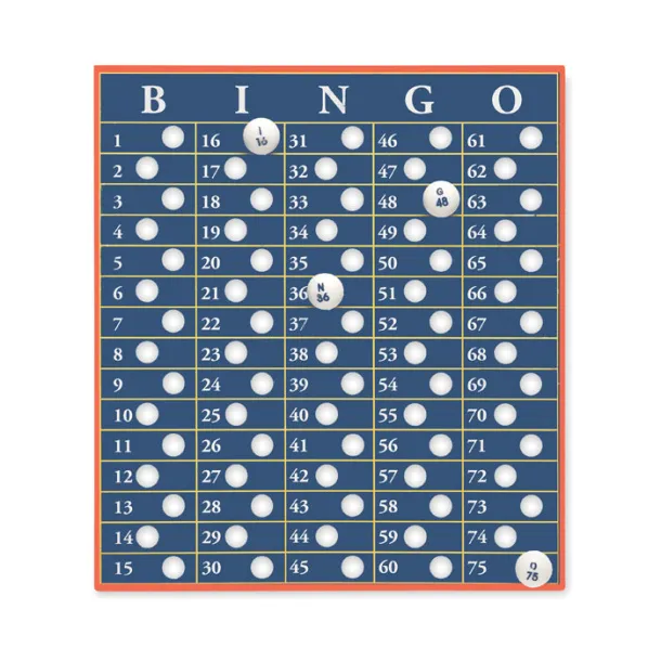 BINGO Bingo game set Wood