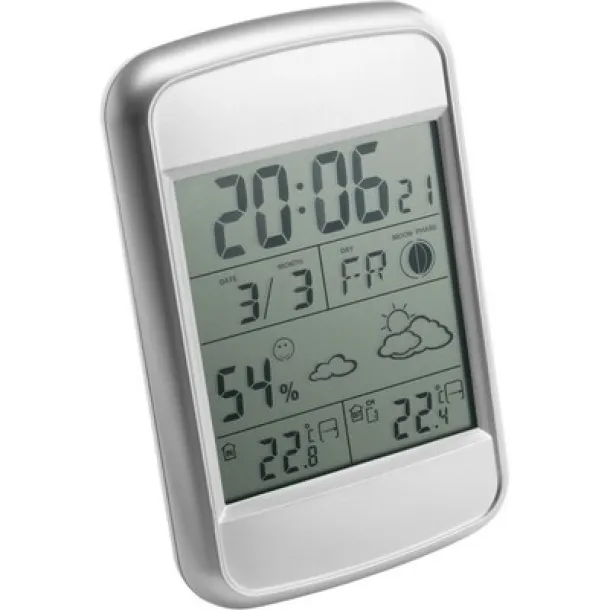  Weather station with outside sensor silver