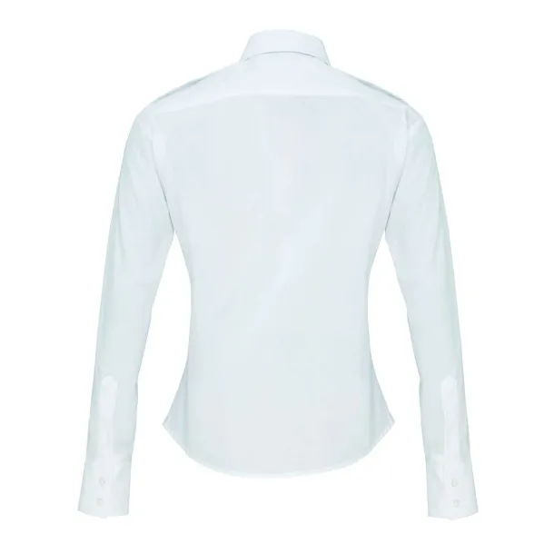  WOMEN'S LONG SLEEVE PILOT SHIRT - Premier White