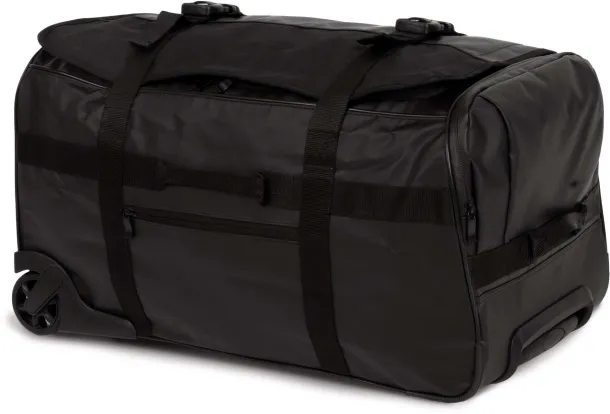  “BLACKLINE” WATERPROOF TROLLEY BAG - MEDIUM SIZE - Kimood Black
