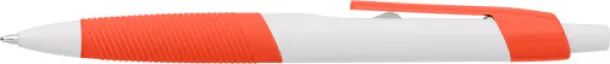 Devon ABS ballpen with rubber grip  orange