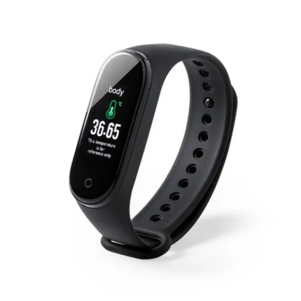 Activity tracker, wireless multifunctional watch, thermometer black