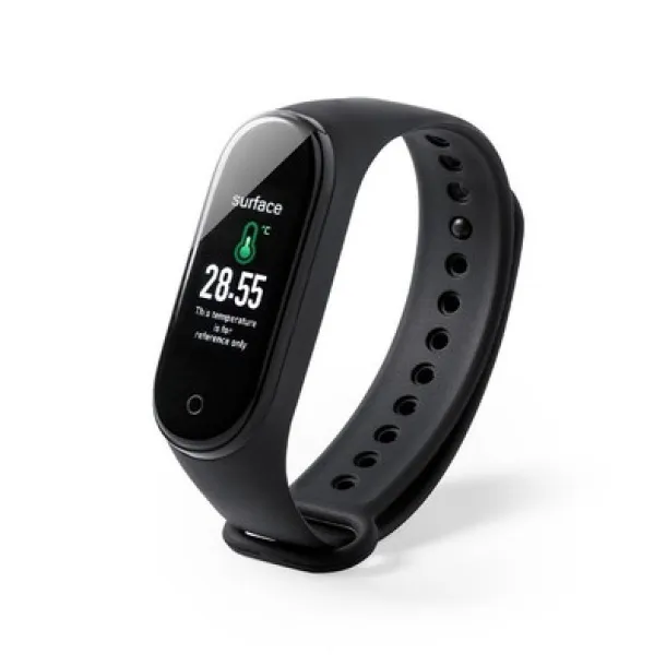  Activity tracker, wireless multifunctional watch, thermometer black