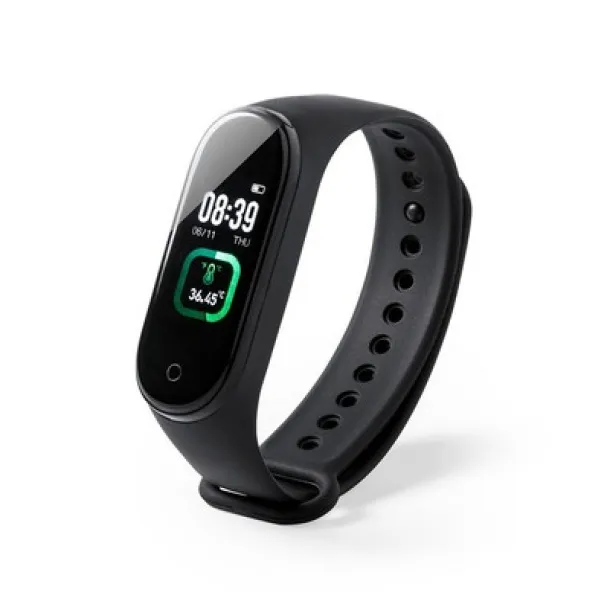  Fitness narukvica, bežični višenamjenski sat s termometrom black