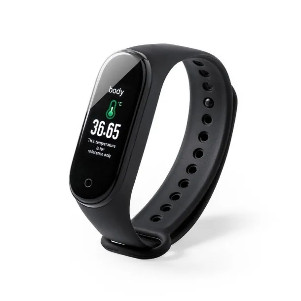  Activity tracker, wireless multifunctional watch, thermometer black