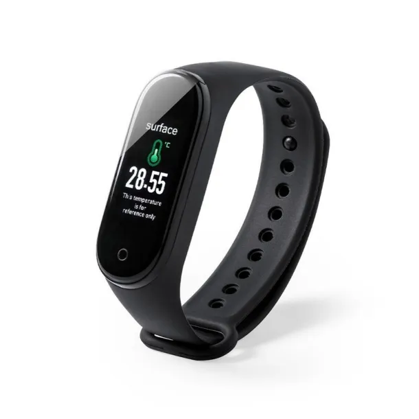  Activity tracker, wireless multifunctional watch, thermometer black