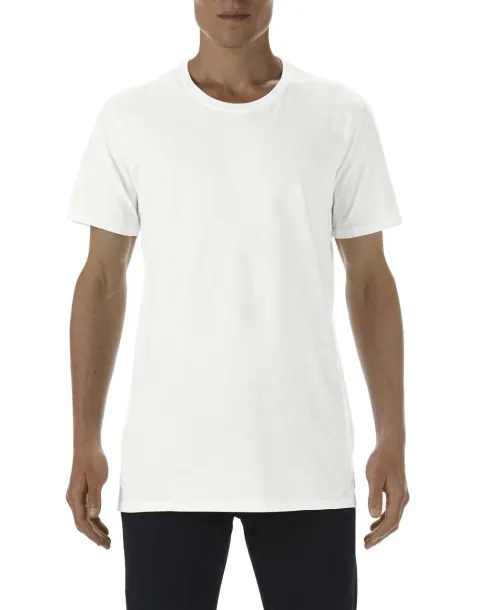  ADULT FASHION BASIC LONG & LEAN TEE - Anvil White