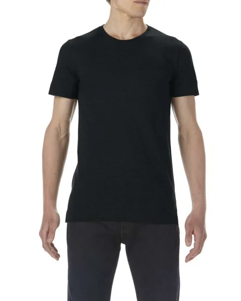  ADULT FASHION BASIC LONG & LEAN TEE - Anvil Black