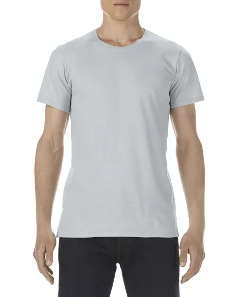  ADULT FASHION BASIC LONG & LEAN TEE - Anvil Silver