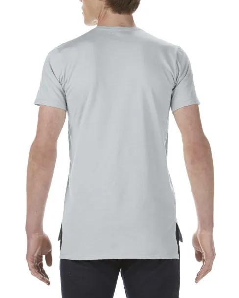  ADULT FASHION BASIC LONG & LEAN TEE - Anvil Silver