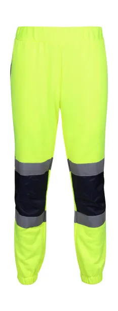  Hi-Vis trenirka hlače - Regatta High Visibility Yellow Mornarsko plava