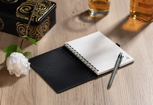 ARSEN Notebook with pen BLACK