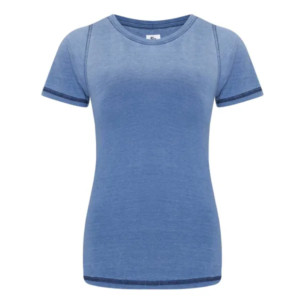  Ženska indigo majica kratkih rukava - So Denim Light Blue Wash