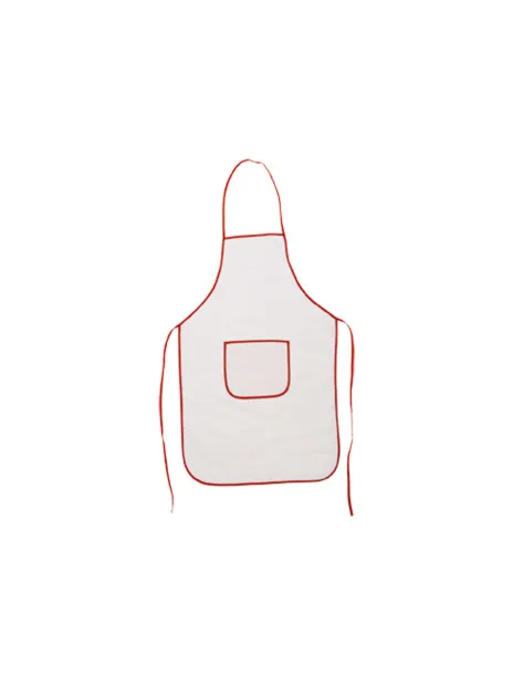 Argos apron Red White