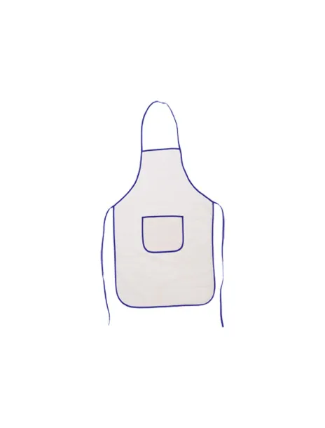 Argos apron Blue White