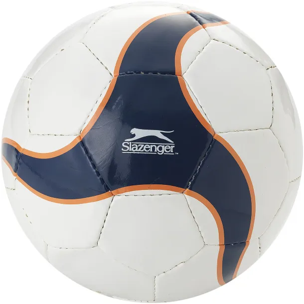 Laporteria size 5 football - Slazenger White Navy Blue