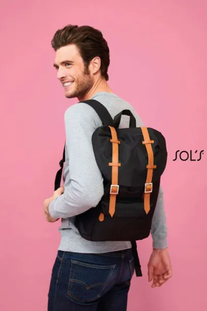 SOL'S HIPSTER 600D POLYESTER BACKPACK - SOL'S French Navy