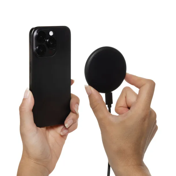 Magnapad 15W RCS rplastic magnetic 3 in 1 charging pad - XD Collection Black 