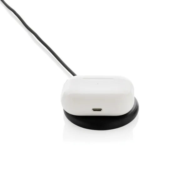 Magnapad 15W magnetna 3u1 podloga za punjenje od RCS reciklirane plastike - XD Collection Crna 