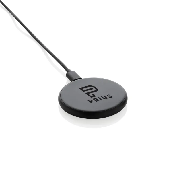 Magnapad 15W magnetna 3u1 podloga za punjenje od RCS reciklirane plastike - XD Collection Crna 