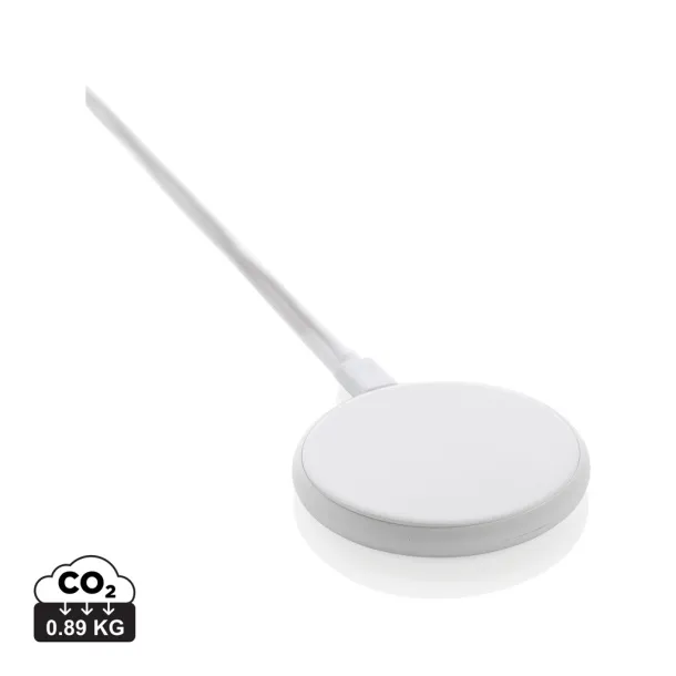 Magnapad 15W magnetna 3u1 podloga za punjenje od RCS reciklirane plastike - XD Collection Bijela 