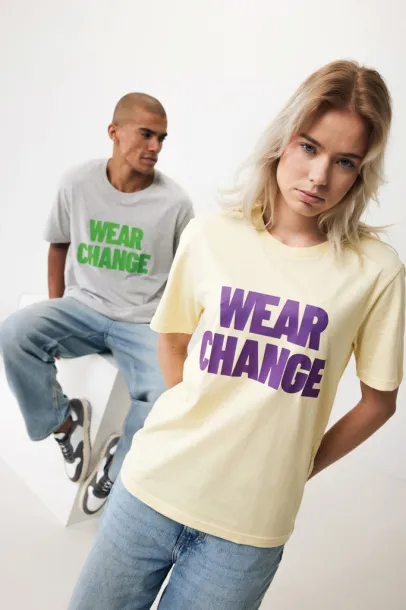  Iqoniq Sierra lightweight recycled cotton t-shirt  - iqoniq light heather grey