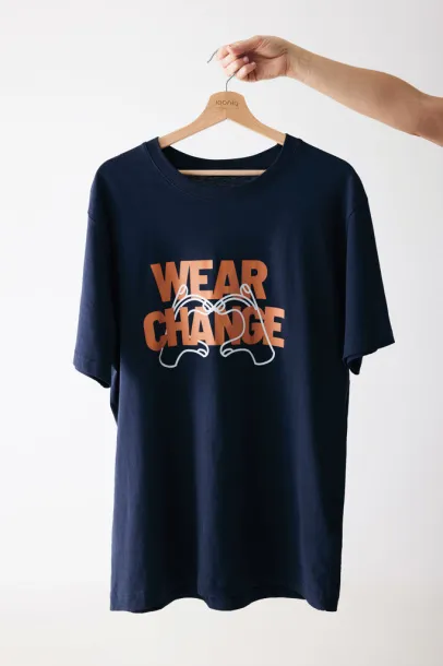  Iqoniq Kakadu relaxed recycled cotton t-shirt - iqoniq navy
