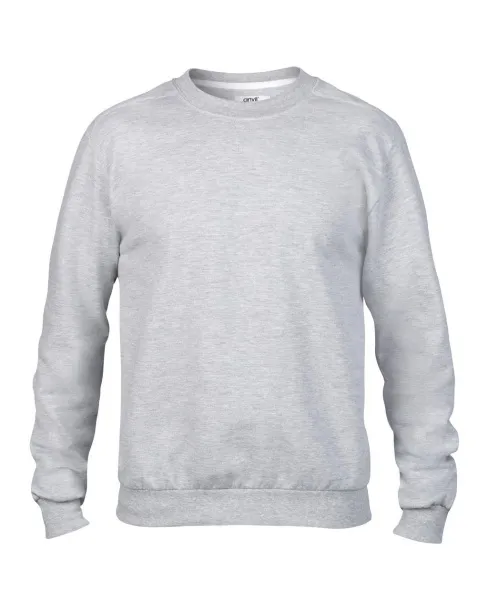  ADULT CREWNECK FLEECE - Anvil Heather Grey