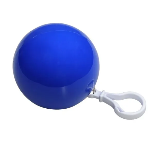 RAINCOAT foldable raincoat with key ring Blue