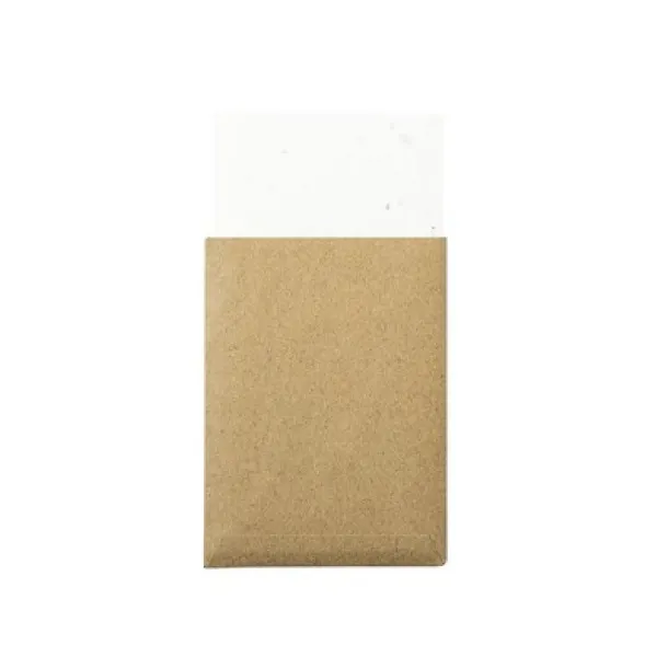  Memo holder, sticky notes, seed paper white