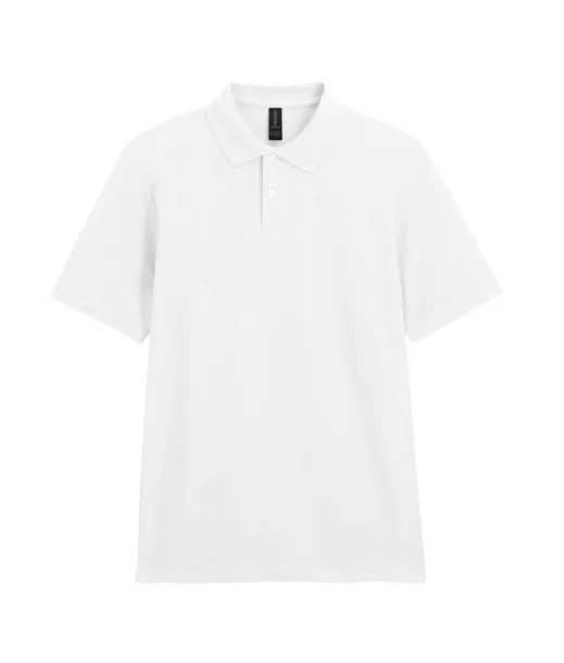  SOFTSTYLE® ADULT DOUBLE PIQUÉ POLO - Gildan White