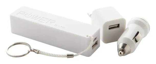Rebex USB charger and power bank set White