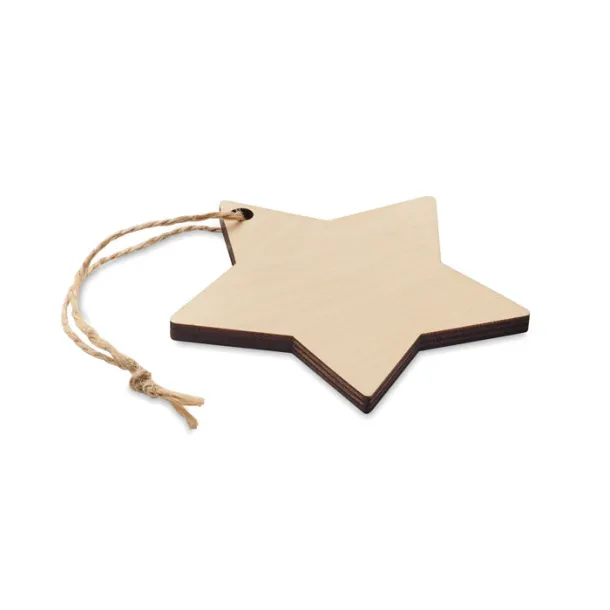 KAZARI Christmas ornament star Wood
