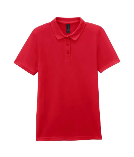  SOFTSTYLE LADIES' DOUBLE PIQUÉ POLO - Gildan Red