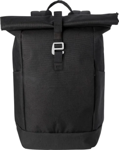 Oberon rolltop ruksak od poliestera (600D) Crna