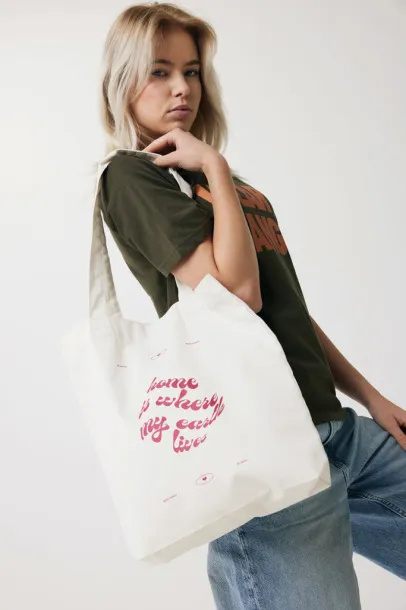  Impact AWARE™ recycled canvas tote bag 285gsm undyed - XD Collection Bijela 